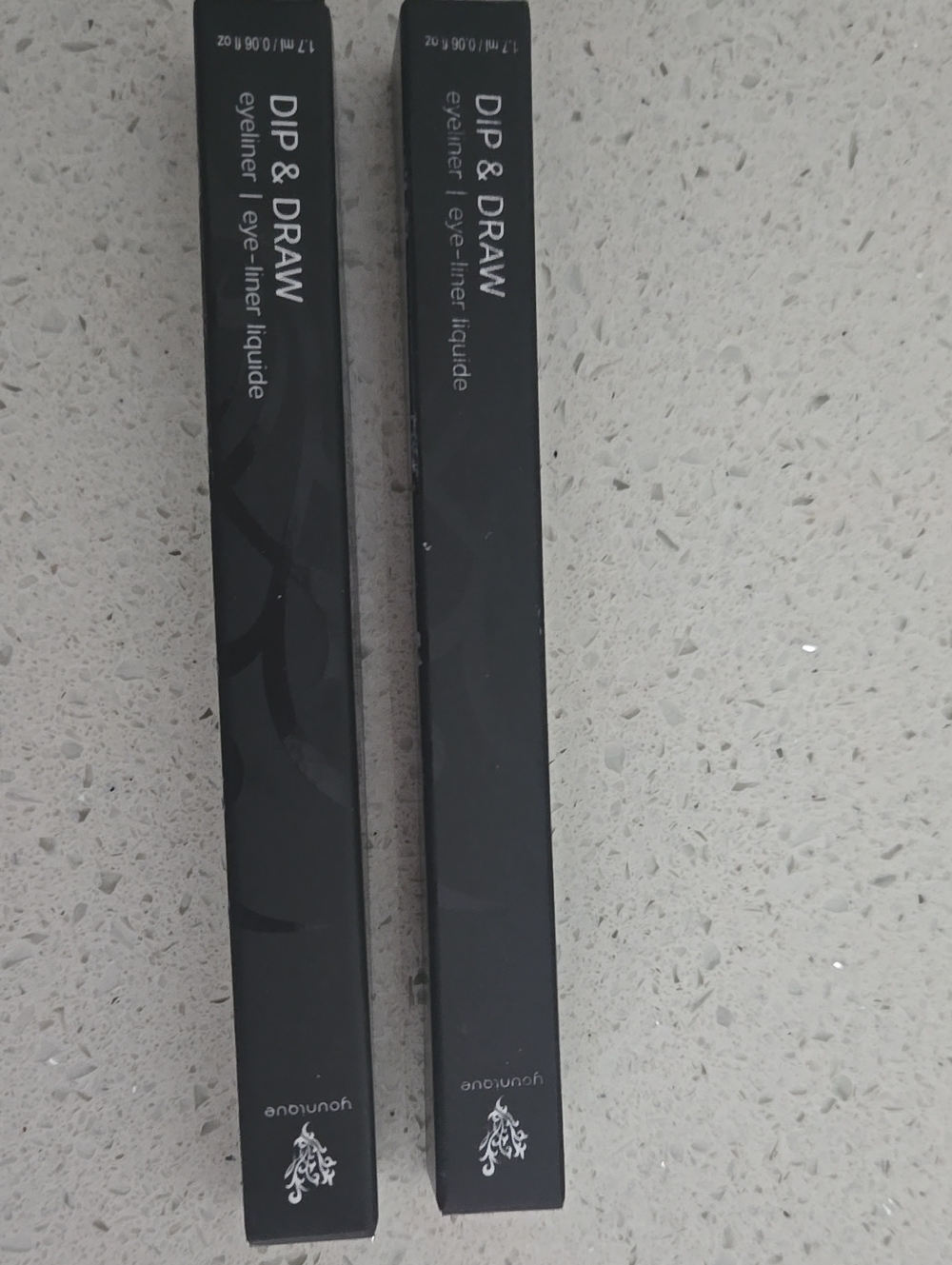 Younique Black Dip & Draw Liquid Eyeliner - 2 Pack